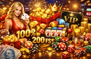 Pinco Casino Türkiye bonus kampanyası, %100 hoş geldin bonusu ve 200 free spin ile casino promosyon görseli